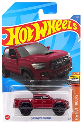 Hot Wheels '20 Toyota Tacoma, Hot Trucks 4/10 - red