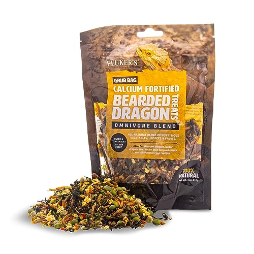 Fluker's Calcium Fortified Bearded Dragon Treat Omnivore Blend - 4oz, 4.00 Ounce (Pack of 1)