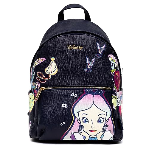 Wondapop Disney Alice in Wonderland 12' Vegan Leather Mini Backpack