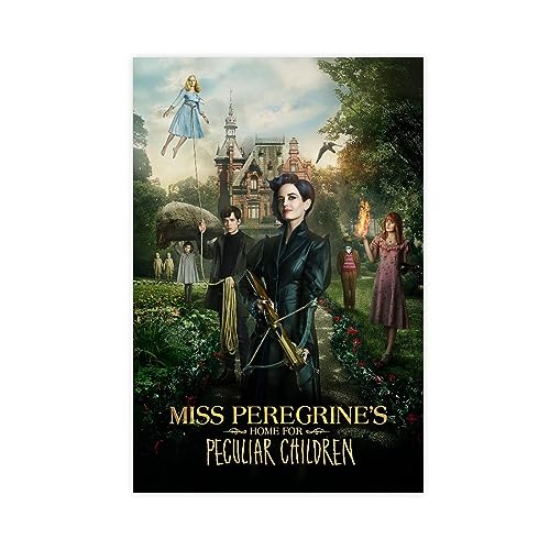 Miss Peregrine's Home For Peculiar Children Classic Movie Poster 1 Canvas Poster Bedroom Decor Sports Landscape Office Room Decor Gift Unframe:16x24inch(40x60cm)