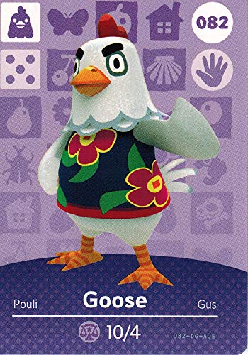 Animal Crossing Happy Home Designer Amiibo Card Goose 082/100