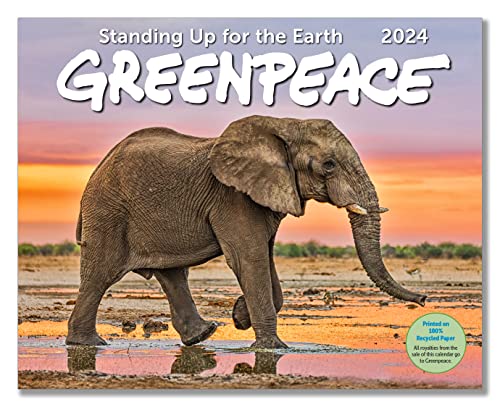 Greenpeace Wall Calendar 2024, Monthly January-December 15'' x 12'