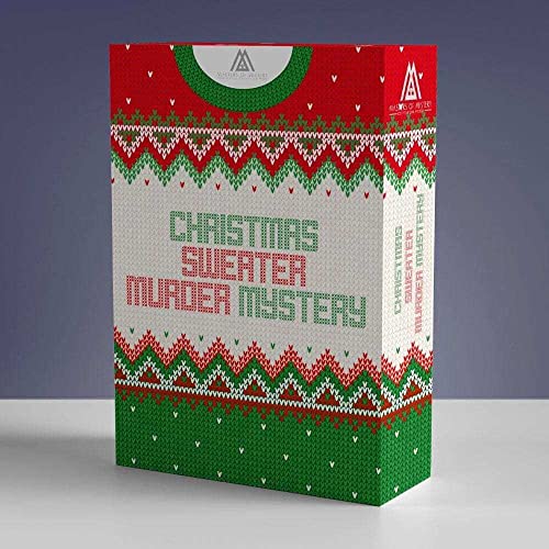 Office Christmas Sweater Party Murder Mystery Game Kit | USB Version with Digital/Printable Files English 4-20 Players