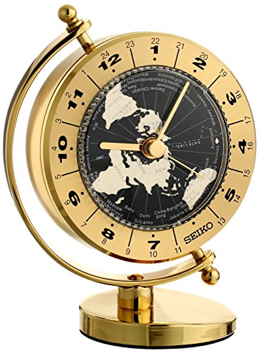 Seiko Golden Globe Desk and Table Clock