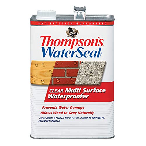 Thompson’s WaterSeal Multi-Surface Waterproofer Stain, Clear, 1 Gallon
