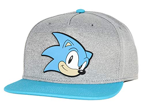 Bioworld Sonic The Hedgehog Face Snapback Youth Hat Gray