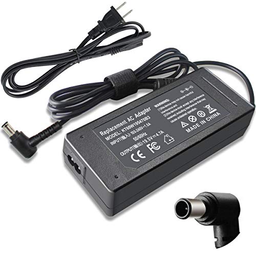 19.5V Adapter Charger Power Cord for Sony Bravia TV KDL-55 KDL-48 KDL-42 KDL-40 KDL-32 W700B W600B W800B KDL-40R510C KDL-40W650D KDL48W590B KDL55W650D KDL-48W650D KDL-42W650A KDL40W600B KDL-32W700B