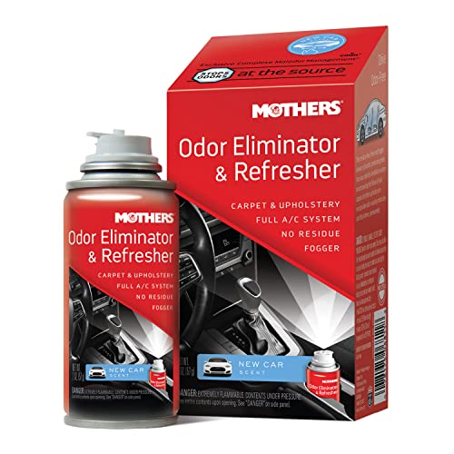 MOTHERS 06811 Odor Eliminator & Refresher, New Car Scent