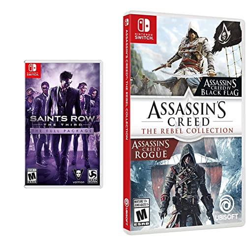 Saints Row The Third - Full Package - Nintendo Switch & Assassin's Creed: The Rebel Collection - Nintendo Switch