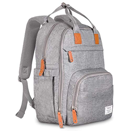 TETHYS All Backpacks, Grey, Large (Pack of 1)