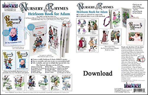 ScrapSMART - Nursery Rhymes for Adam Childrens Book - Software Collection - Microsoft Word, Jpeg, PDF files for Mac [Download]