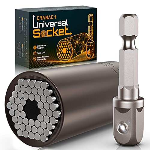 Gifts for Men Super Universal Socket - Dad Gifts for Fathers Day from Wife Daughter Kids Adjustable Socket Cool Tools Gadgets Car Guy Birthday Gift for Grandpa Stepdad Husband Stuff Stocking Stuffers