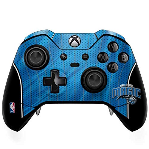 Skinit Decal Gaming Skin Compatible with Xbox One Elite Controller - Officially Licensed NBA Orlando Magic Jersey Design