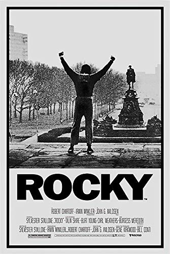 POSTER STOP ONLINE Rocky - Movie Poster (Regular Style - Victory Pose) (Size: 24' x 36')