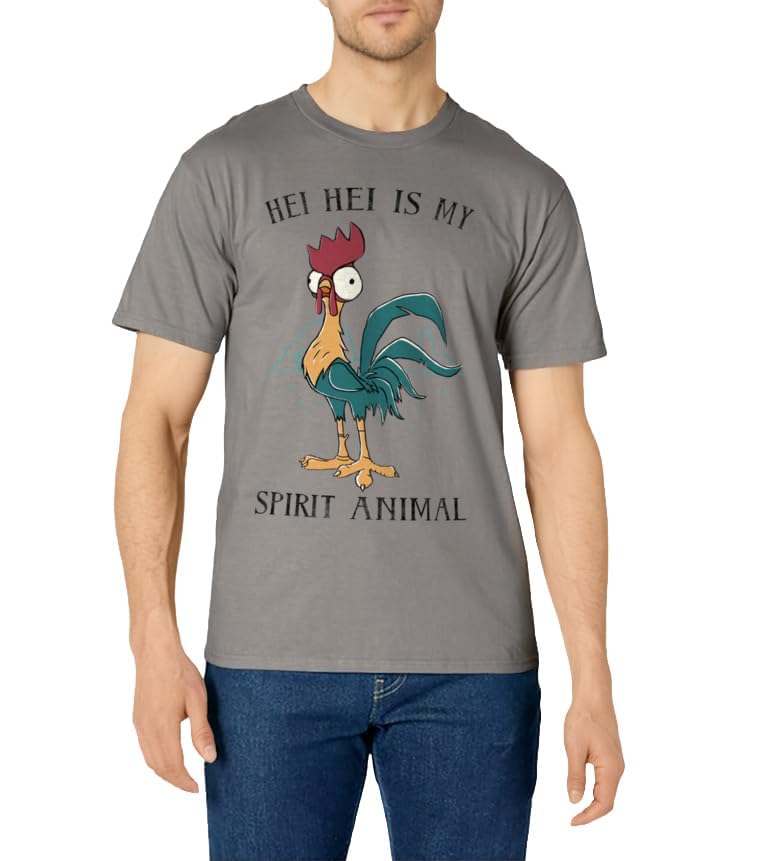 Disney Moana Hei Hei Is My Spirit Animal Portrait T-Shirt