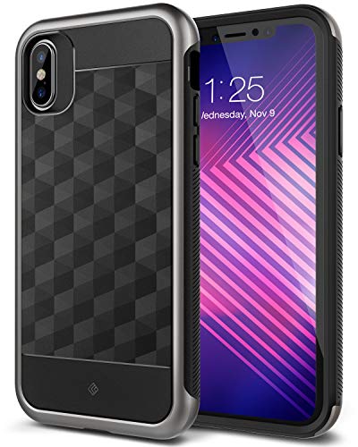 Caseology Parallax for iPhone Xs Case (2018) / iPhone X Case (2017) - Award Winning Design - Black