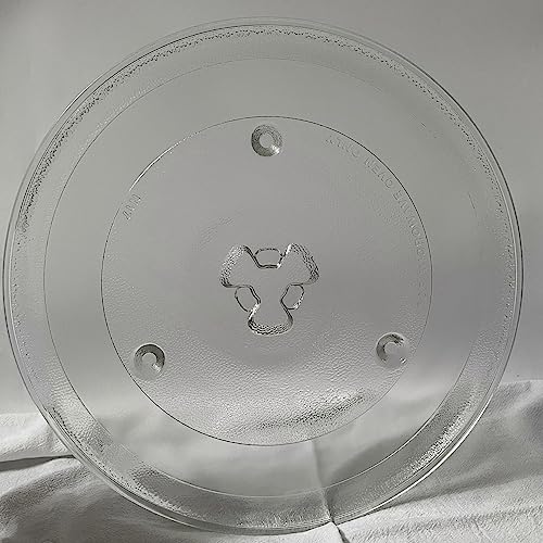 10 1/2 Inches Replacement Microwave Glass Plate Compatible with Hamilton Beach 252100500497, HB-P90D23, Microwave Glass Turntable Compatible with GE, Sunbeam, Emerson P23, Replace Part #252100500497