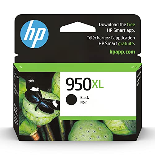 HP 950XL Black High-yield Ink Cartridge | Works with HP OfficeJet Pro 251dw, 276dw, 8100, 8600 Series | CN045AN