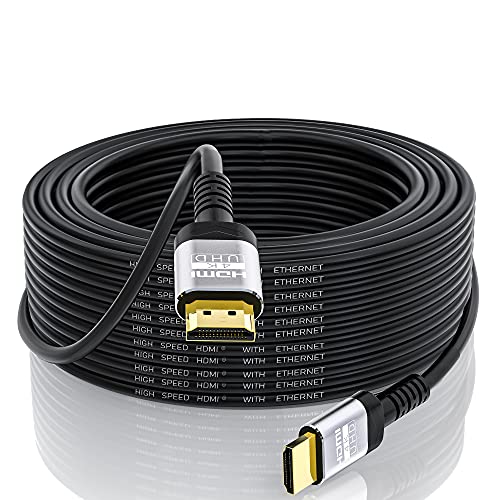 Soonsoonic 4K HDMI Cable 50Ft | High Speed HDMI 2.0 Cable 4K@60Hz 2K 1080P 3D ARC Ethernet HDMI Cord | for UHD TV Monitor Laptop Xbox PS4/PS5 ect (15m)