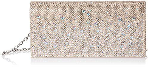 Jessica McClintock Chloe Sparkle Stones Evening Clutch, Champagne