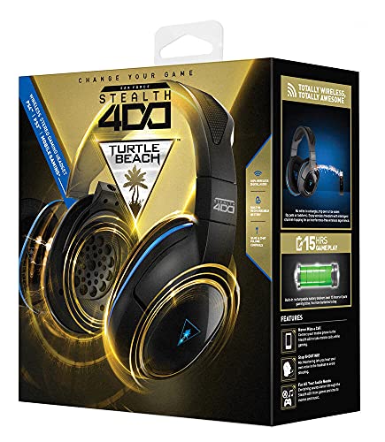 Turtle Beach - Ear Force Stealth 400 Fully Wireless Gaming Headset - PS4 (Discontinued by Manufacturer)