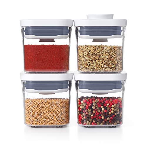 OXO Good Grips 4-Piece Mini POP Container Set, clear