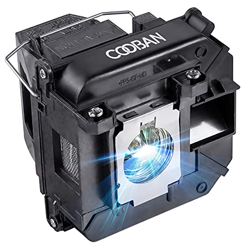 COOBAN ELPLP60 /ELPLP61 Replacement Projector Lamp Bulb with Housing for Epson PowerLite 96W /PowerLite 95 /PowerLite 93+ 93 92 905 425W, PowerLite 420 EB-95 425Wi H384A H383A H382A EB-905 435Wi