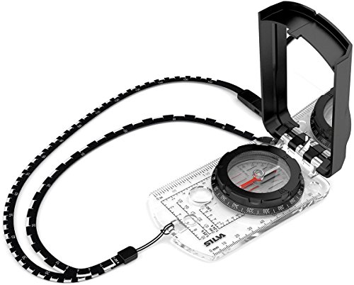 Silva Ranger 2.0 Advanced Compass with Mirror, Slope Card, and Distance Lanyard, Black