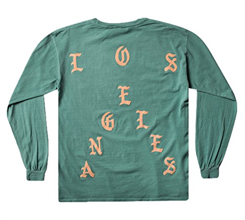 AA Apparel - The Life of Pablo Tour Los Angeles Pop up Seafoam T-Shirt (Small, Long Sleeve)