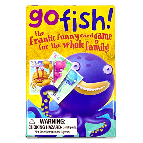 House of Marbles Go Fish! Classic Family Fun Card Game for Adults and Kids, Easy to Shuffle and Durable, Ideal for Travel, Holidays, Day Trips or Games Night