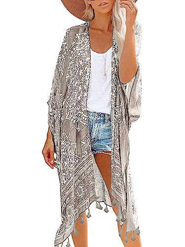 Breezy Lane Beach Cover Up for Women Swimsuit Coverups Bathing Suit Cover Ups for Vacation Summer Kimonos Cardigan Resort Wear
