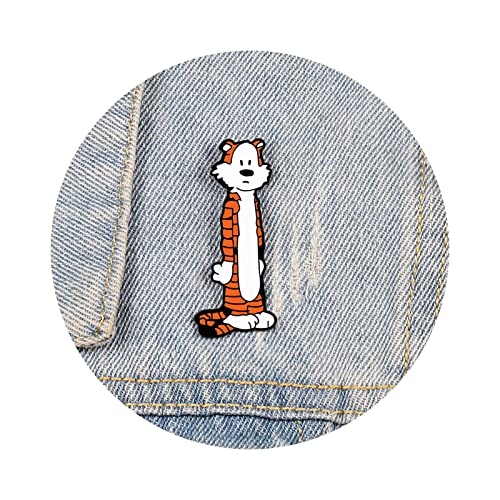 LUKGELYAM Cute Enamel Pins Cartoon Lapel Pin Brooch Badge for Backpack Jackets Funny Tiger Pins for Gift DIY Accessory Clothing Bookbags Hat Decoration