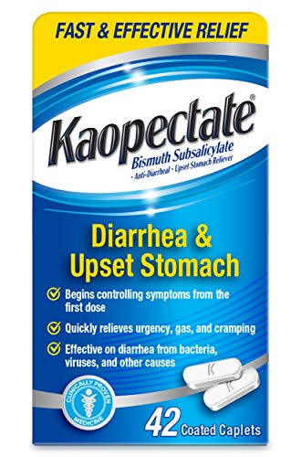 Kaopectate Multi-Symptom Anti-Diarrheal& Upset Stomach Reliever, 42 Caplets