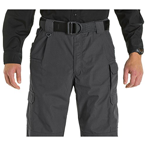 5.11 Tactical Men's Taclite Pro Lightweight Performance Pants, Cargo Pockets, Action Waistband, Charcoal, 34W x 30L, Style 74273