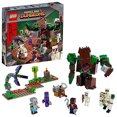 LEGO Minecraft The Jungle Abomination 21176 Building Kit Playset; Fun Minecraft Dungeons Exploring Toy for Kids; New 2021 (489 Pieces)