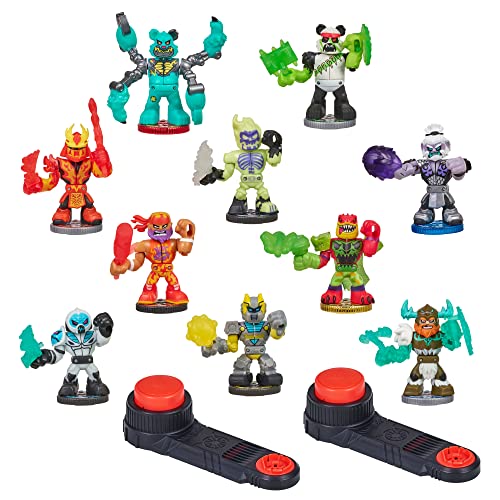 Legends of Akedo Button Bash Collector Pack Contains 10 Ultimate Arcade Warrior Action Figures and 2 Button Bash Controllers | Amazon Exclusive