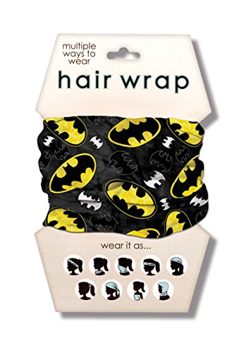 Spoontiques Hair and Face Wraps - Multifunctional Bandanna - Headband - Scarf - Neck Gaiter- Balaclava - Batman