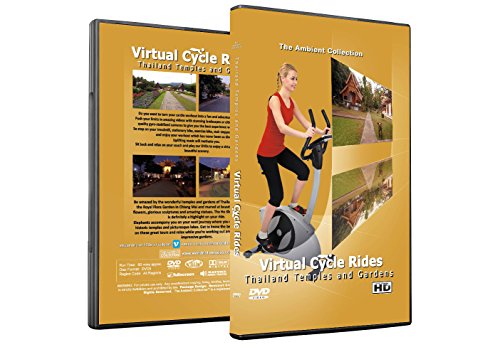 Virtual Cycle Rides DVD - Thailand Temples - for Indoor Cycling, Treadmill and Running Workouts