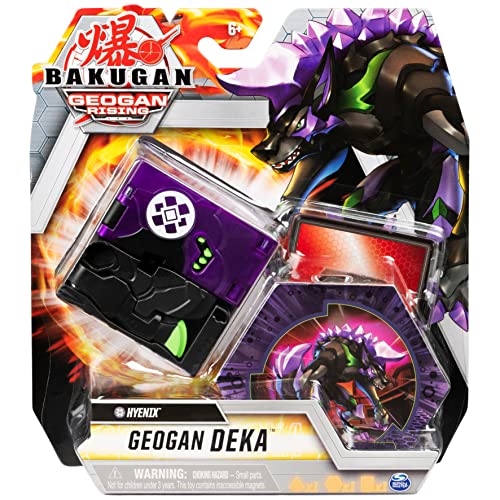 Bakugan Geogan Deka, Hyenix, Jumbo Collectible Transforming Figure, for Kids Aged 6 and up