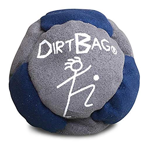 World Footbag Dirtbag Hacky Sack Footbag, Navy/Grey Pack of 1