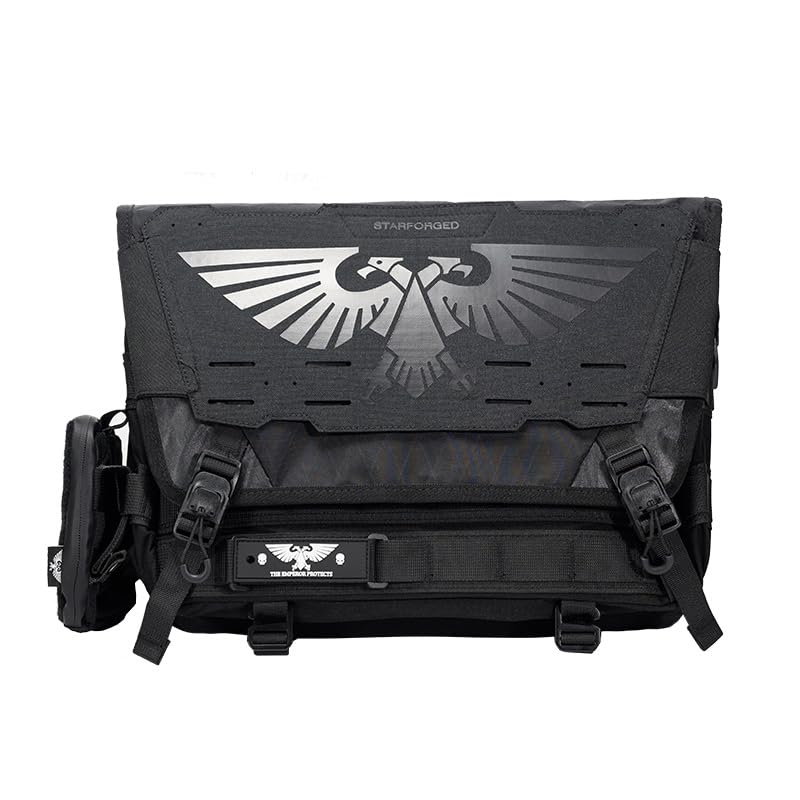 Starforged Imperium Mailer Bag Elementary Level Outdoor Waterproof Backpack Warhammer 40K Multifunctional Shoulder Bag