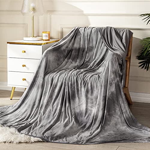 Topcee Cooling Blanket for Night Sweats Decorative Tie Dye, Absorbs Heat to Keep Cool on Warm Nights, Q-Max 0.4 Cooling Blankets for Hot Sleepers, Ultra-Cool Lightweight Sofa Throw Blanket (50'x70')