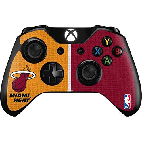 Skinit Decal Gaming Skin Compatible with Xbox One Controller - Officially Licensed NBA Miami Heat Canvas Design