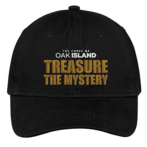 The Curse of Oak Island Treasure The Mystery Embroidered Hat - Black