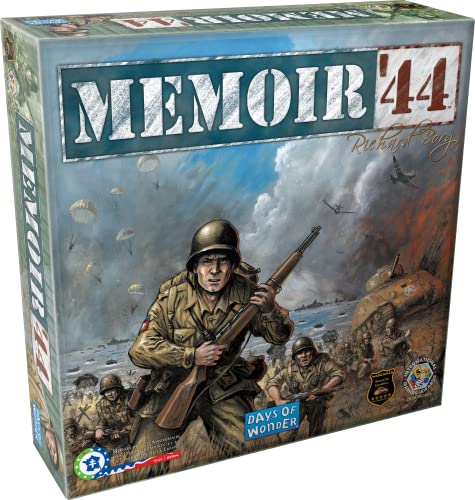 Memoir '44 Board Game - WWII Historical Board Game of Epic Battles! Tabletop Miniatures Strategy Game for Kids & Adults, Ages 8+, 2 Players, 30-60 Minute Playtime, Made by Days of Wonder