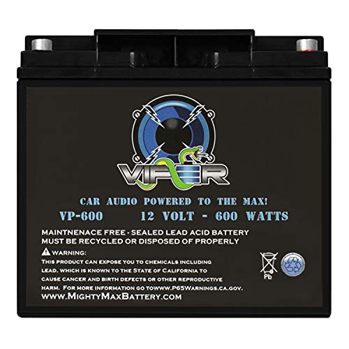 Mighty Max Battery Viper VP-600-12 Volt 18 AH, 600 Watt Car Audio High Current Power Cell Battery