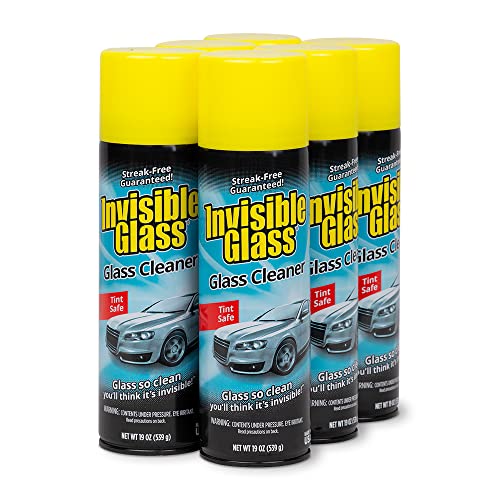 Invisible Glass 91166-6PK Premium Glass Cleaner, 19 Fl Oz (Pack of 6)