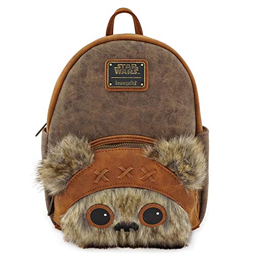 Loungefly x Star Wars Wicket W. Warrick the Ewok Mini Backpack (One Size, Multicolored)