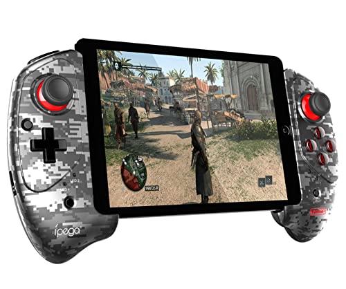ipega-PG-9083S Wireless game controller for iPhone14/13/12/11/X/XR/8/ ipad for Galaxy S23/S22/S21/S10/ Note20/10 ,LG,one Plus,Android Smartphone Tablet (grey)