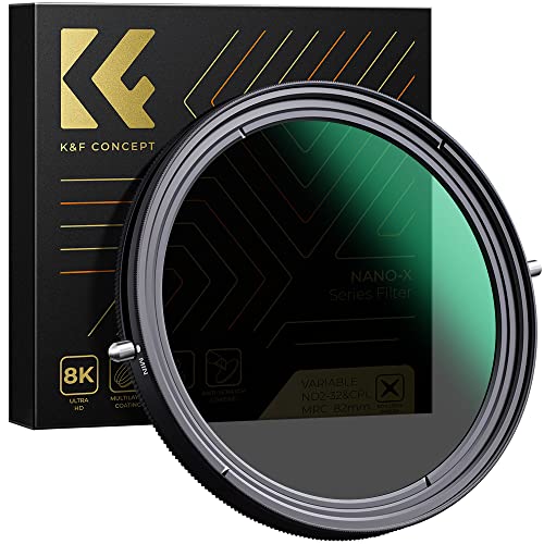 K&F Concept 67mm Variable Fader ND2-ND32 ND Filter and CPL Circular Polarizing Filter 2 in 1 for Camera Lens No X Spot Waterproof Scratch Resistant (Nano-X Series)